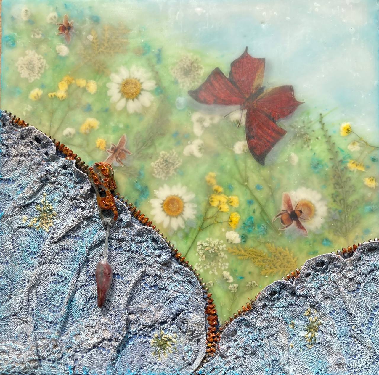 Encaustic — Celebrating Pollinators